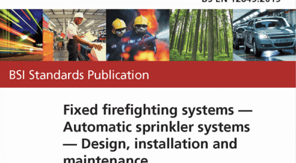 EN 12845:2015 Automatic Sprinkler Systems Standard